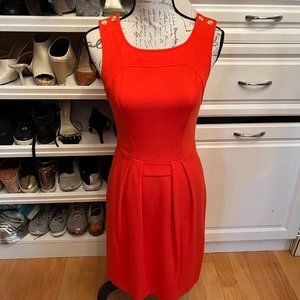 TRINA TURK red sleeveless dress - M